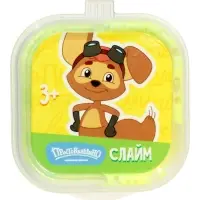 Слайм "Простоквашино", желтый, 60 г. Slime HERO SLM334