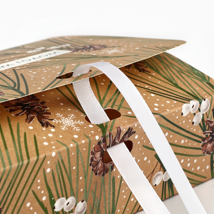 Коробка подарочная новогодняя складная «Волшебства и сказки», 16.5 х 12.5 х 5 см, Новый год Коробка подарочная новогодняя складная «Волшебства и сказки», 16.5 х 12.5 х 5 см, Новый год