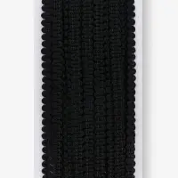 Тесьма декоративная &laquo;Шанель&raquo;, 12 мм, 10&plusmn;1 м, чёрная