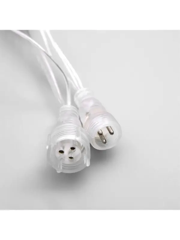 Гирлянда &laquo;Бахрома&raquo; 3&times;0.9 м, IP44, УМС, прозрачная нить, 232 LED, свечение синее, 220 В