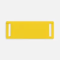 Лейбл из ПВХ Kova, желтый