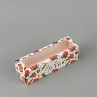 Коробка подарочная с окном &laquo;От всей души&raquo;, 18&times;5.5&times;5.5 см, самосборная