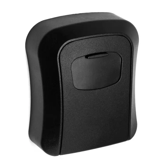 Сейф-ключница кодовая, металл, пластик, черный