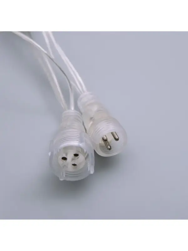 Гирлянда &laquo;Бахрома&raquo; 3&times;0.6 м, IP44, УМС, прозрачная нить, 160 LED, свечение синее, 220 В