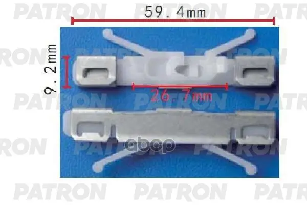 клипса пластмассовая PATRON арт. P37-1688