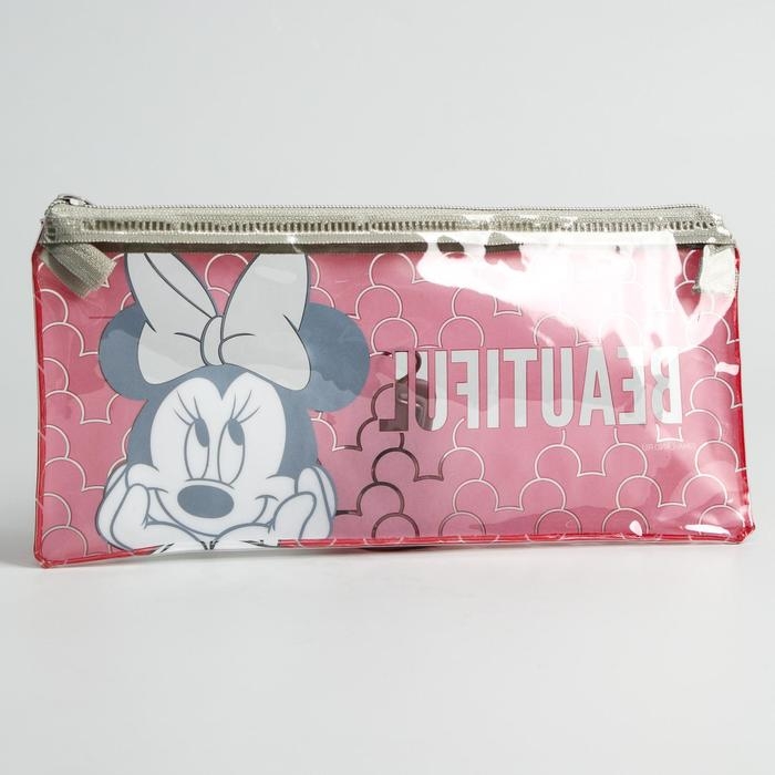 Пенал мягкий, 1 отделение, 95х205 мм, ПВХ, Минни Маус Пенал мягкий, 1 отделение, 95х205 мм, ПВХ, Минни Маус