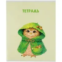 Тетрадь 5 штук, 36 листов в клетку Calligrata &laquo;Совушки&raquo;, блок офсет, 5 видов