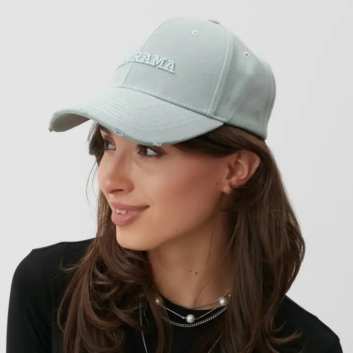 Кепка "PANORAMA" MINAKU, цвет серо-зеленый, размер 58