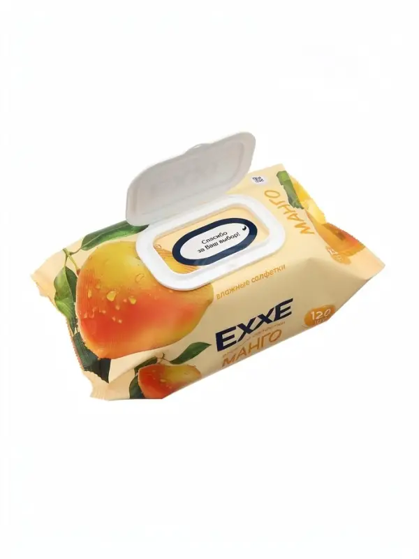Влажные салфетки EXXE  МАНГО, 120 шт