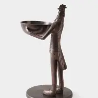 Конфетница &laquo;Петушок угощает&raquo;, 21&times;25&times;41 см, алюминий