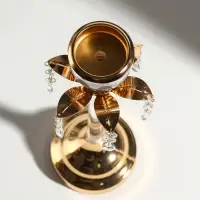 Подсвечник на 1 свечу &laquo;Фонтан&raquo;, d=2 см, 12&times;12&times;36 см
