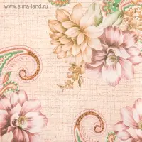 Скатерть на стол &laquo;Кружево&raquo;, нетканая основа, многоразовая, с кружевом, 130&times;140 (&plusmn;5 см), МИКС