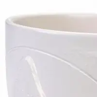 Горшок цветочный с поддоном 2,5 л, d18/h16 см белый керамика, "Голландия" (М) Горшок цветочный с поддоном 2,5 л, d18/h16 см белый керамика, "Голландия" (М)