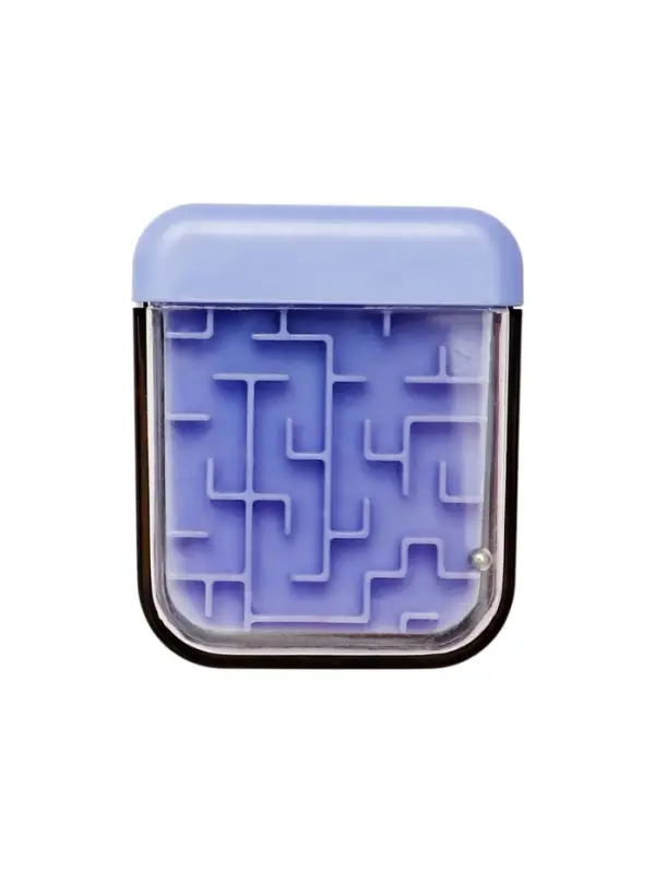 Точилка игрушка 2 отверстия с контейнером EASYSHARP Лабиринт, МИКС