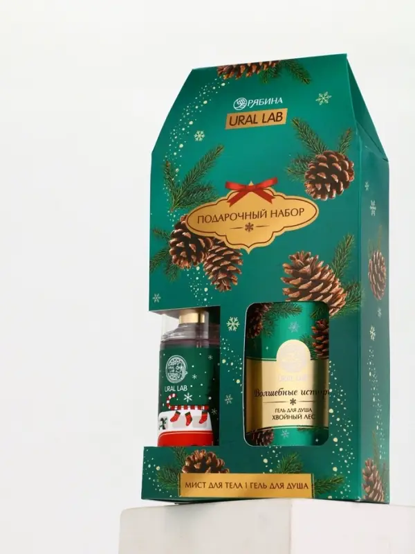 Подарочный набор URAL LAB «Волшебные истории»: гель для душа 300 мл и мист для тела 88 мл, Новый Год Подарочный набор URAL LAB «Волшебные истории»: гель для душа 300 мл и мист для тела 88 мл, Новый Год