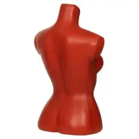 Торс женский, 85×60×88 см, оранжевый