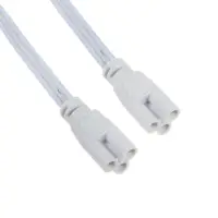 Соединительный провод для светильников, разъем L/N/G, 30 см, белый