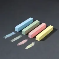 Мелки цветные школьные, 4 шт. «Маша и медведь», прямоугольные