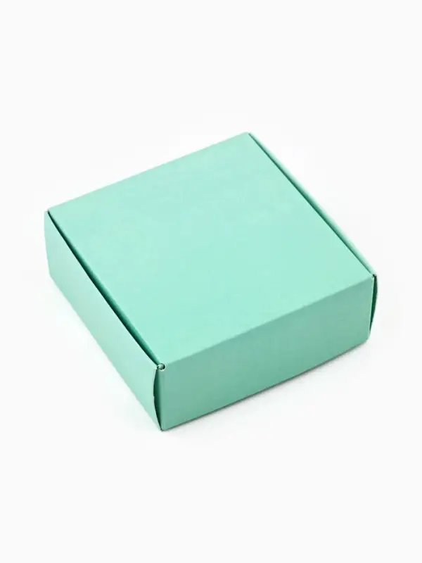 Коробка подарочная под бижутерию двухсторонняя, упаковка, «Тиффани», 7.5 х 7.5 х 3 см Коробка подарочная под бижутерию двухсторонняя, упаковка, «Тиффани», 7.5 х 7.5 х 3 см