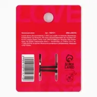 Заколка для волос Love, 5×1.5 см