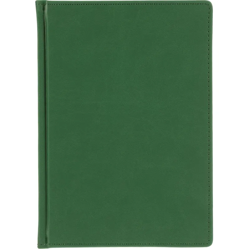 Ежедневник недатированный А5+, 136л, VELVET зеленый  3-115/05
