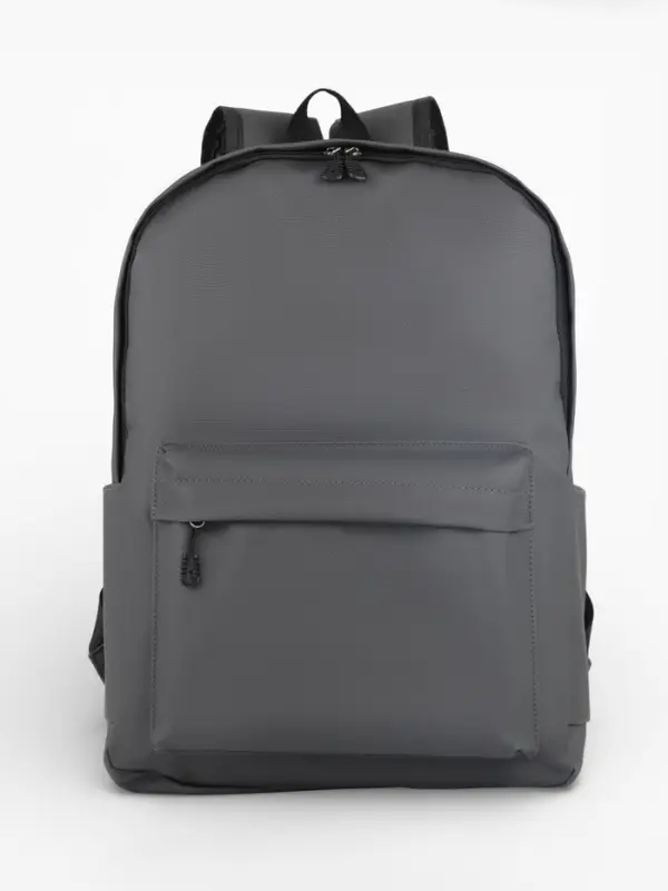 Рюкзак школьный, водонепроницаемый, однотонный, 1 отделение, 3 кармана, 31&times;11&times;40 см, серый