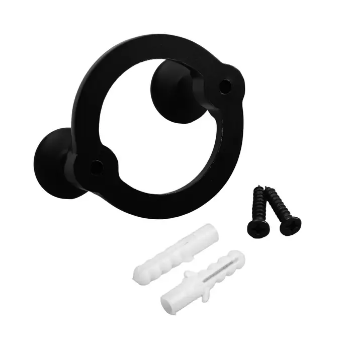 Крючок мебельный CAPPIO BELLO, двухрожковый, цвет черный