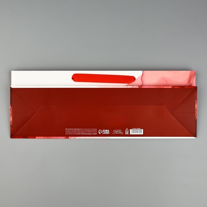 Пакет под бутылку горизонтальный For you , 36 × 10 × 13 см