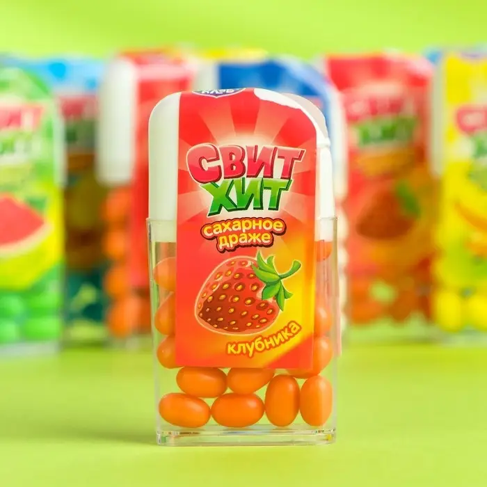 Драже сахарное «Свит хит», ассорти, 12 г Драже сахарное «Свит хит», ассорти, 12 г