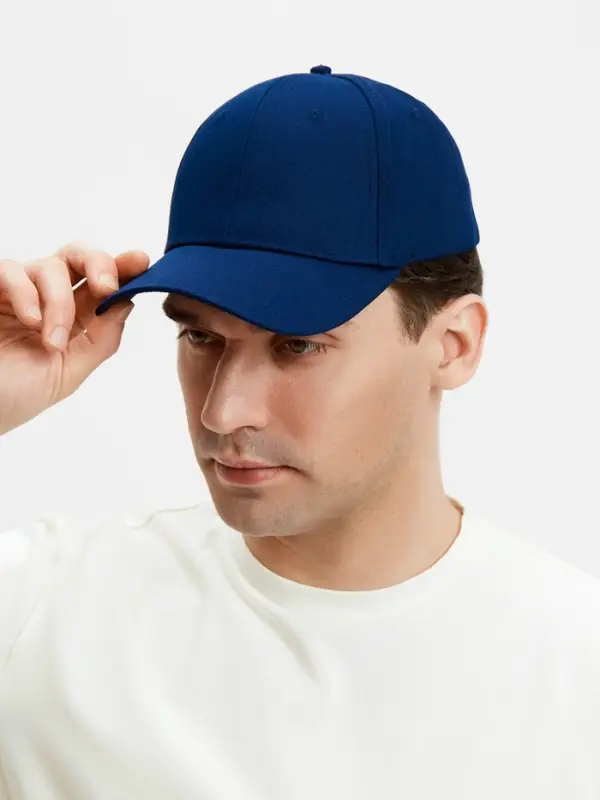 Кепка мужская однотонная MINAKU, размер 58, тёмно-синяя Кепка мужская однотонная MINAKU, размер 58, тёмно-синяя