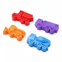 Набор игрушек для песочницы: 4 формочки для песка, МИКС