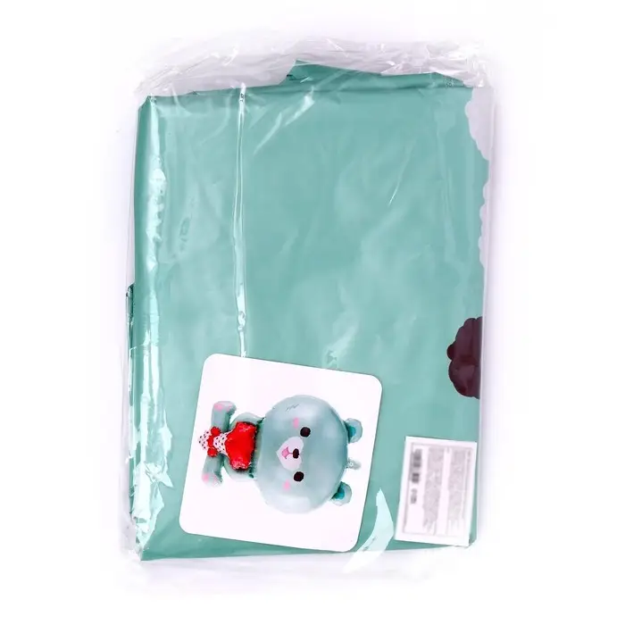 Воздушный шар фольгированный 33 Воздушный шар фольгированный 33" «Медведь бирюзовый», фигура животного