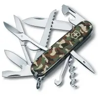 Нож перочинный Huntsman 91, зеленый камуфляж