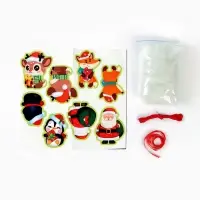 Набор для творчества. Мягкая игрушка из ткани "Ёлочные игрушки" 4 шт Набор для творчества. Мягкая игрушка из ткани "Ёлочные игрушки" 4 шт