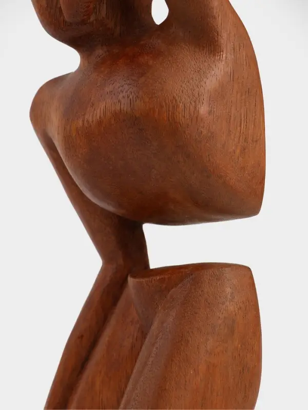 Абстракция "Отдых" дерево Суар, 30х12х12 см