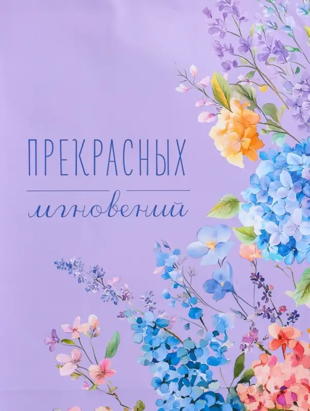 Пакет подарочный ламинированный &laquo;Прекрасных мгновений&raquo;, 26&times;12&times;32 см
