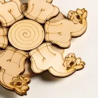 Подставка под горячее Лошадка, 11см, можжевельник