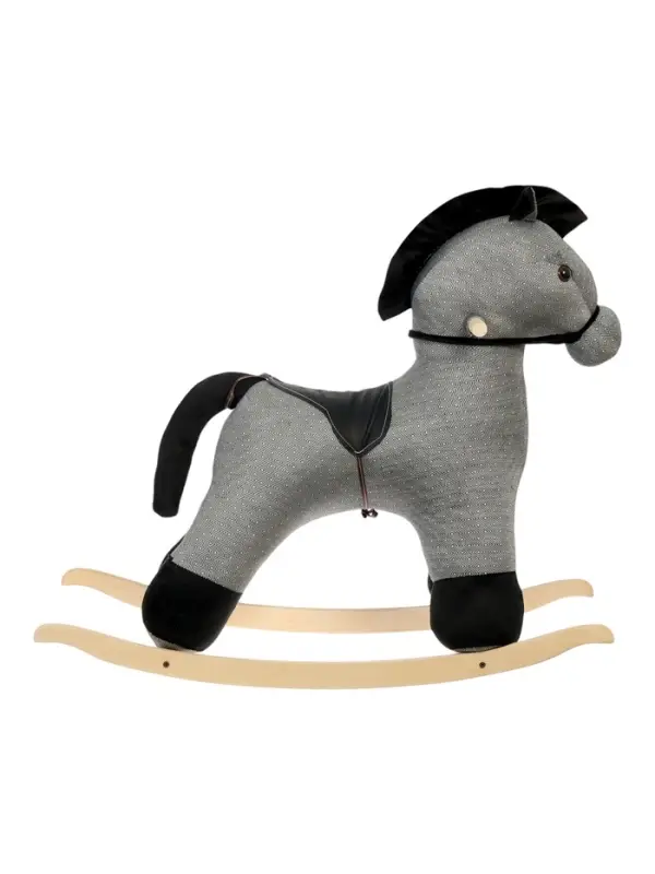 Качалка &laquo;Конь Восток&raquo;, светло - серая, МИКС