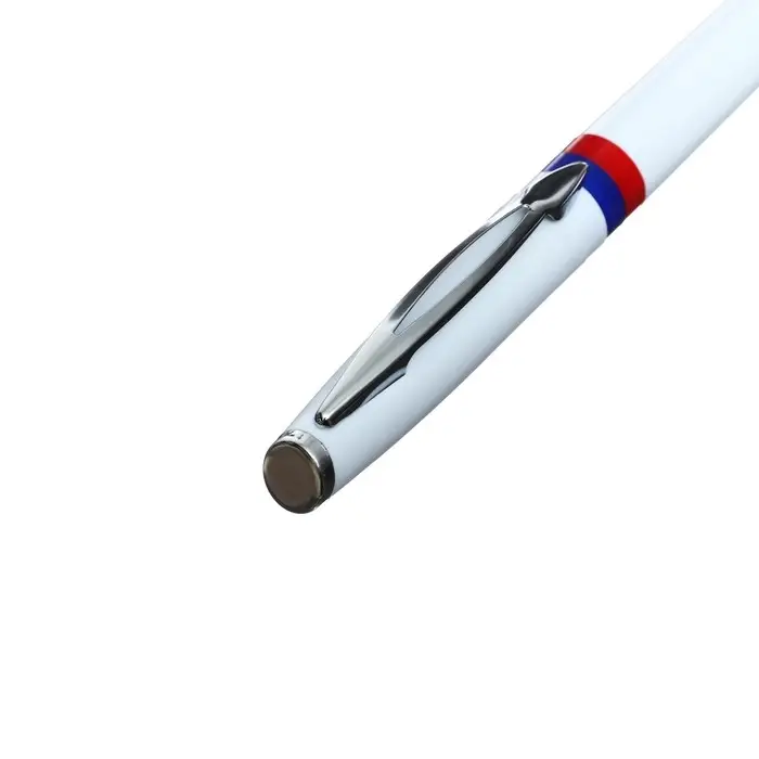 Ручка шариковая авт deVENTE Ручка шариковая авт deVENTE "Триколор" 0,7мм, синие чернила 5070300