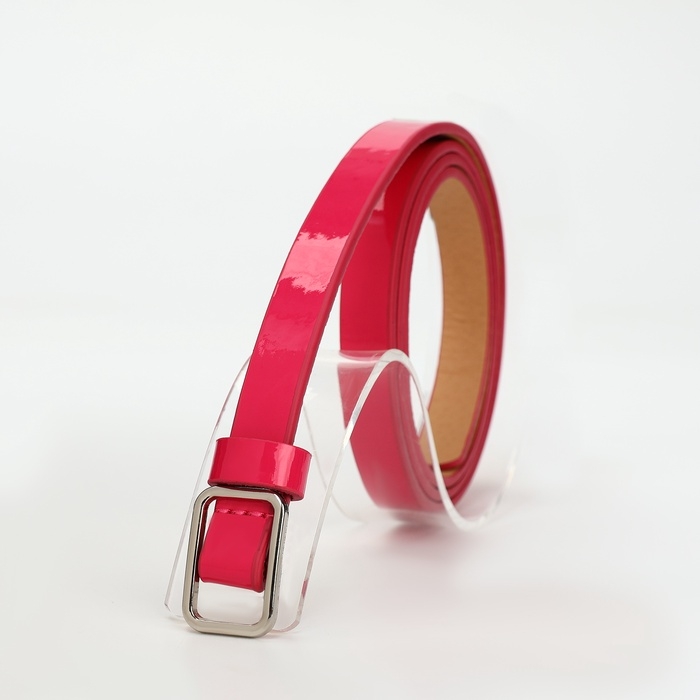 Ремень женский, ширина 1,3 см, пряжка металл, цвет розовый Ремень женский, ширина 1,3 см, пряжка металл, цвет розовый