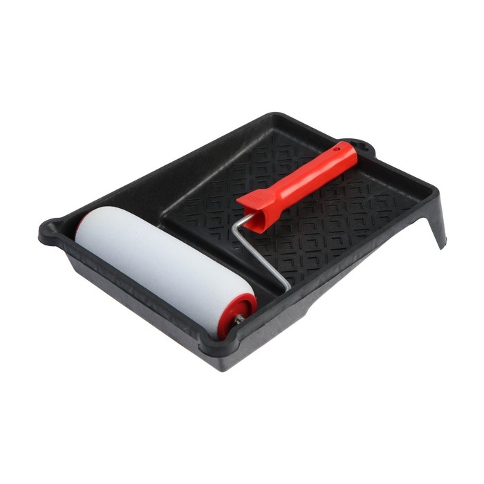 Набор малярный ЛОМ, валик поролон, 180 мм, ванночка 250 х 320 мм Набор малярный ЛОМ, валик поролон, 180 мм, ванночка 250 х 320 мм