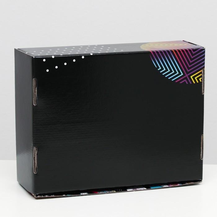Подарочная коробка, двусторонняя Подарочная коробка, двусторонняя "Современное искусство" 27 х 21 х 9 см