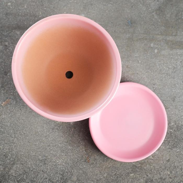 Горшок цветочный Горшок цветочный "Пудровый" 0,75л