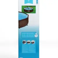 Бассейн каркасный Steel Pro, 305&times;76 см, круглый, цвет ротанг, 561JE Bestway