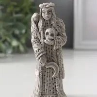 Фигура славянская богиня «Мара» 10.5×4×3.5 см, серая