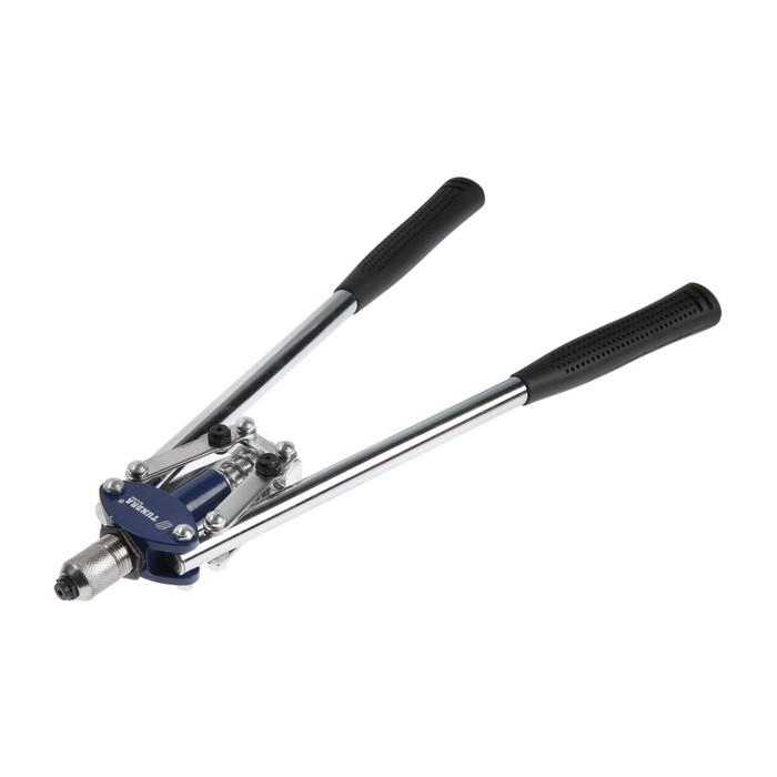 Заклепочник ТУНДРА, 430 мм, усиленный, заклепки 3.2 - 4 - 4.8 мм Заклепочник ТУНДРА, 430 мм, усиленный, заклепки 3.2 - 4 - 4.8 мм