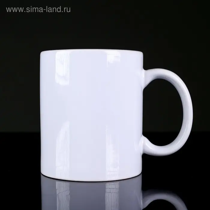 Кружка под сублимацию "PREMIUM",  320 мл, керамика, 335 гр, H=9,5 см, D=8,2 см