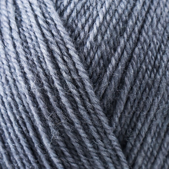 Пряжа для вязания спицами, крючком «Пехорский текстиль. Кроссбред Бразилии», 50% мериносовая шерсть, 50% акрил, 500 м/100 г, (174 стальной) Пряжа для вязания спицами, крючком «Пехорский текстиль. Кроссбред Бразилии», 50% мериносовая шерсть, 50% акрил, 500 м/100 г, (174 стальной)