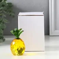 Фигурка стекло &laquo;Ананас&raquo;, 7.6&times;3.7&times;3.7 см