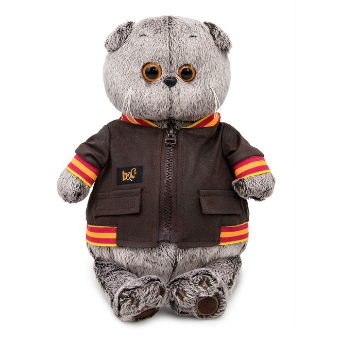 Мягкая игрушка  Мягкая игрушка "Басик в кожаной куртке", 22 см Ks22-059